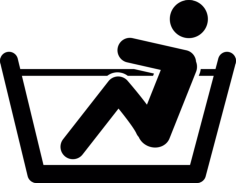 Man Having A Bath Vinyl Svg File, Free Vectors File